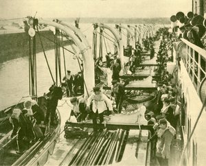 नाव ड्रिल अक्विटेनिया, सी 1930। द्वारा अज्ञात