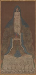 फूलदान और विलो टहनी के साथ बोधिसत्व अवलोकितेश्वर गुआनिन, मिंग राजवंश, 1368-1644। द्वारा अज्ञात