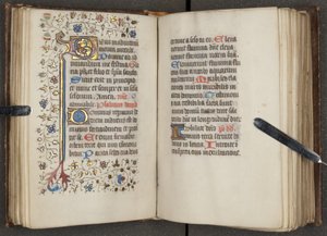 बुक ऑफ आवर्स, c.1450 (वेल्लम पर स्याही) द्वारा अज्ञात