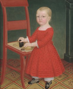 सुनहरे बालों वाला लड़का, लगभग. 1840-50. द्वारा अज्ञात