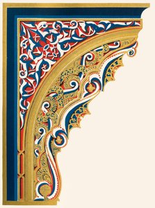ब्रैकेट, पोर्टिको की छत का समर्थन, लायंस का कोर्ट, 1907। द्वारा अज्ञात