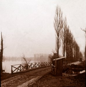 पुल पर Ailette, उत्तरी फ्रांस, c1918 द्वारा अज्ञात