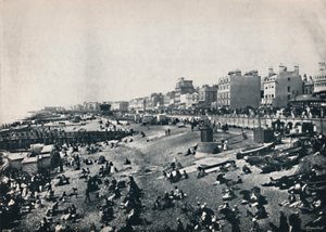 ब्राइटन - ए लॉन्ग स्ट्रेच ऑफ़ द बीच, 1895 द्वारा अज्ञात