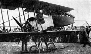 क्विक-फायर गन के साथ ब्रिटिश हवाई जहाज, प्रथम विश्व युद्ध, 1914 द्वारा अज्ञात