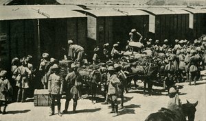 बॉम्बे, भारत, प्रथम विश्व युद्ध, 1914, c1920 में ब्रिटिश और भारतीय सैनिक। द्वारा अज्ञात