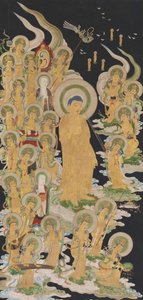 बुद्ध और परिचारक, 17 वीं -18 वीं शताब्दी। द्वारा अज्ञात