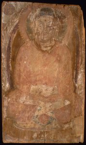 प्रभामंडल और ज्वलंत शरीर वाले बुद्ध मंडोरला, 6ठी-7वीं शताब्दी। द्वारा अज्ञात
