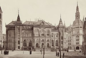 ब्रेमेन में स्टॉक एक्सचेंज बिल्डिंग। 1900 के आसपास द्वारा अज्ञात