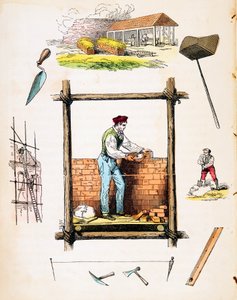 बिल्डिंग ट्रेड, c1845 द्वारा अज्ञात