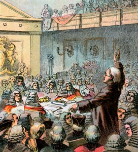 बर्क, द ग्रेट ऑरेटर, 18 वीं सदी का c1850s द्वारा अज्ञात