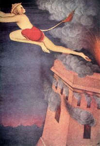 लंका दहन, 1920। द्वारा अज्ञात