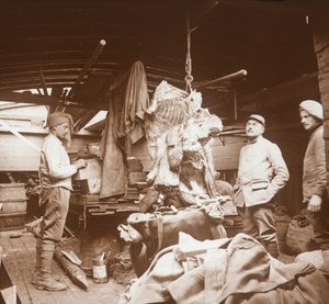 बुर्ज पर कसाई, सोमे, उत्तरी फ्रांस, c1914-c1918 द्वारा अज्ञात
