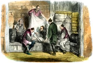 एक दुकान, योकोहामा, जापान में 1865 में कैंप खरीदना द्वारा अज्ञात