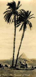 काहिरा - गिरजेह के पिरामिड, c1918-c1939। द्वारा अज्ञात