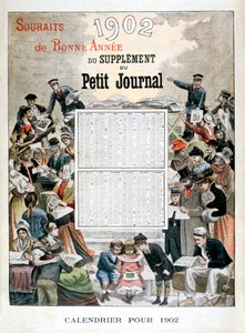 1902, 1901 का कैलेंडर द्वारा अज्ञात