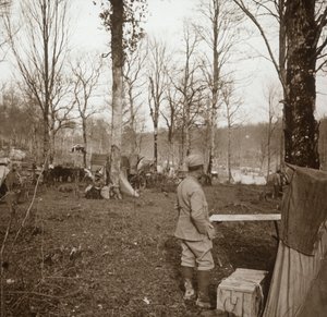 कैंप, जेनकोर्ट, उत्तरी फ्रांस, c1914-c1918 द्वारा अज्ञात