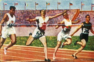कनाडा के स्प्रिंटर पर्सी विलियम्स, 1928। द्वारा अज्ञात