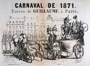 कार्निवाल डे 1871, प्रशिया का विल्हेम प्रथम, पेरिस में प्रवेश, फरवरी 1871 द्वारा अज्ञात