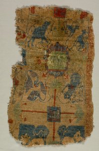 कालीन टुकड़ा, सी। 1400s। द्वारा अज्ञात