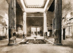 सिल्वर वेडिंग हाउस, पोम्पेई, इटली, c1900s द्वारा अज्ञात