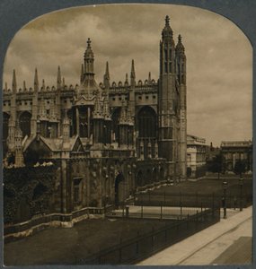 किंग्स कॉलेज, कैम्ब्रिज, इंग्लैंड में गॉथिक चैपल मनाया गया, c1910। द्वारा अज्ञात
