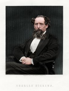 चार्ल्स डिकेंस, अंग्रेजी उपन्यासकार और पत्रकार, 1876। द्वारा अज्ञात