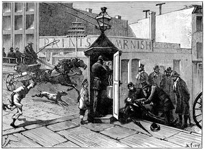 शिकागो पुलिस टेलीफोन बॉक्स, 1886 द्वारा अज्ञात