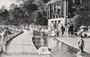 बाल कॉर्नर और न्यू बैंडस्टैंड, बोर्नमाउथ, डोरसेट, c1920s द्वारा अज्ञात