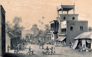 चित्तपुर रोड, कलकत्ता, 1847 द्वारा अज्ञात