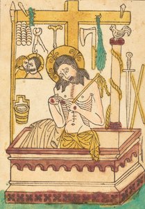 मसीह दु:खों के मनुष्य के रूप में, 14301440। द्वारा अज्ञात