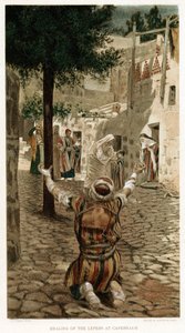 मसीह ने कैपर्नम में कोपर्स को ठीक किया, c1890 द्वारा अज्ञात