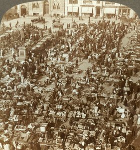 क्रिश्चियनियस सबसे बड़ा बाजार, नॉर्वे, c1905। द्वारा अज्ञात