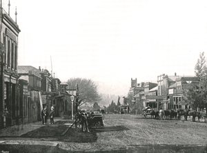 चर्च स्ट्रीट, मैरिटबर्ग, दक्षिण अफ्रीका, 1895। द्वारा अज्ञात
