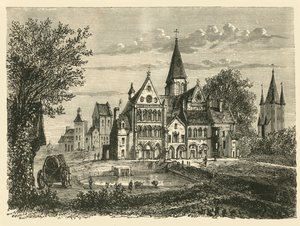 चर्च, टॉवर और मंदिर, पेरिस, 1890। द्वारा अज्ञात