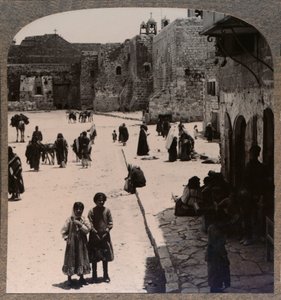 चर्च ऑफ़ द नैटिविटी, बेथलहम, c1900 द्वारा अज्ञात
