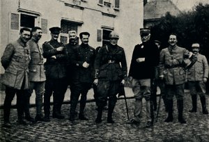 चर्चिल ने सोम्मे बैटलफील्ड, 1915, 1945 का दौरा किया। द्वारा अज्ञात