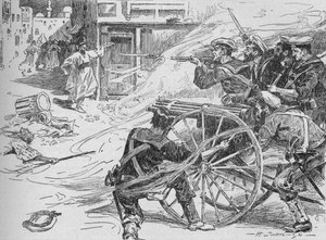 अलेक्जेंड्रिया की सड़कों को साफ़ करना, c1896, 1902 द्वारा अज्ञात