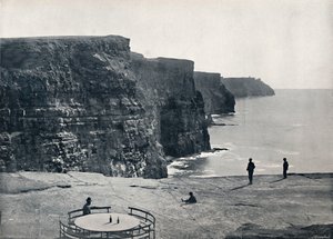 क्लिफ ऑफ़ मोहर - ए स्ट्राइकिंग कोस्ट सीन, 1895 द्वारा अज्ञात