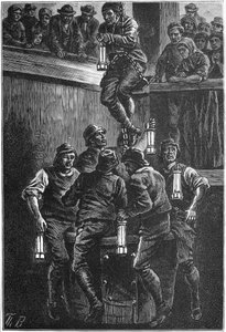 कोयला खनन दुर्घटना, सीहैम कोलियरी, काउंटी डरहम, 1880 c1895 द्वारा अज्ञात