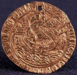 ज़ार इवान III रिवर्स का सिक्का कोरबेलनिक: अपने जहाज पर शासक, 1471-1490 द्वारा अज्ञात
