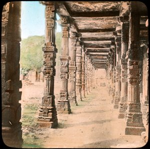 कोलोनेड, दिल्ली, भारत, 19 वीं सदी के अंत या 20 वीं सदी की शुरुआत में द्वारा अज्ञात