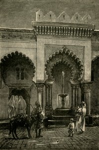१। ९ ० की अल्जियर्स की मस्जिद, जोमा-ए-केबीर की मस्जिद। द्वारा अज्ञात