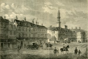 1630 में कॉर्नहिल, c1872। द्वारा अज्ञात