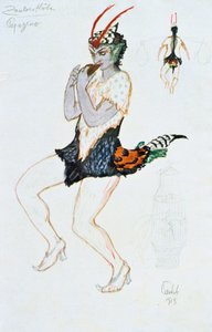 पपीजेनो, 1913 के लिए पोशाक डिजाइन द्वारा अज्ञात