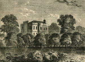 1830 में पार्षद आगर हाउस, सोमरस टाउन, c1876। द्वारा अज्ञात