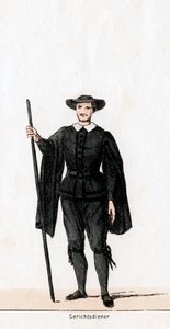 कोर्ट अशर, शेक्सपियर प्ले के लिए पोशाक डिजाइन, हेनरी VIII, 19 वीं सदी द्वारा अज्ञात