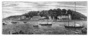 कौर्स हार्बर, आइल ऑफ वाइट, 1900 द्वारा अज्ञात