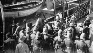 Cronjes Captive Warriors, Docks, Paardeberg, South Africa, 1900 द्वारा अज्ञात