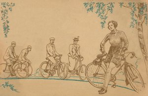 साइकिलिंग 1839-1939 फ्रंट कवर, 1939 द्वारा अज्ञात