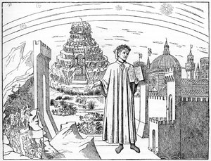 डांटे 1265-1321, फ्लोरेंस एंड द सेवन सर्कल्स ऑफ हेल, 1882 द्वारा अज्ञात